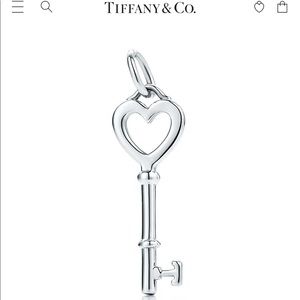 Tiffany & Co. Heart Key Necklace NEW